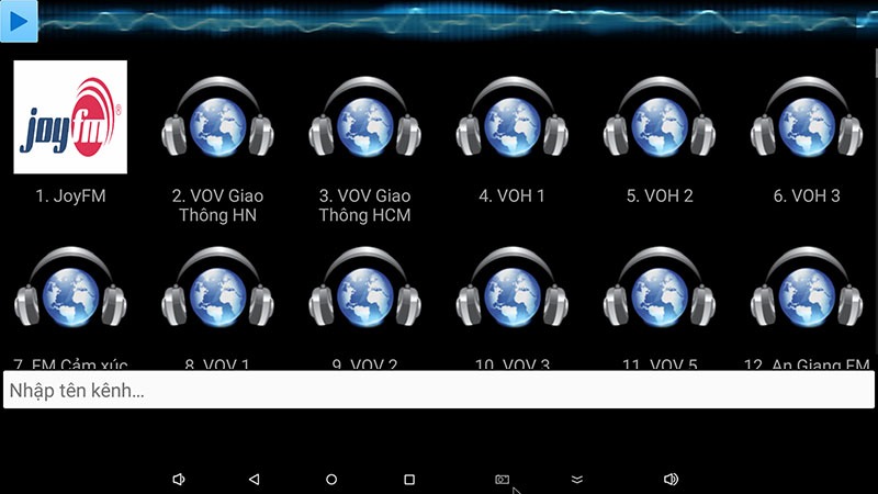 flytv android tv box ung dung xem truyen hinh tivi online mien phi flytvbox - nghe radio