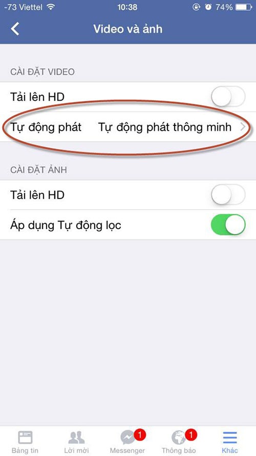 huong dan cach tat che do tu phat video tren facebook 06