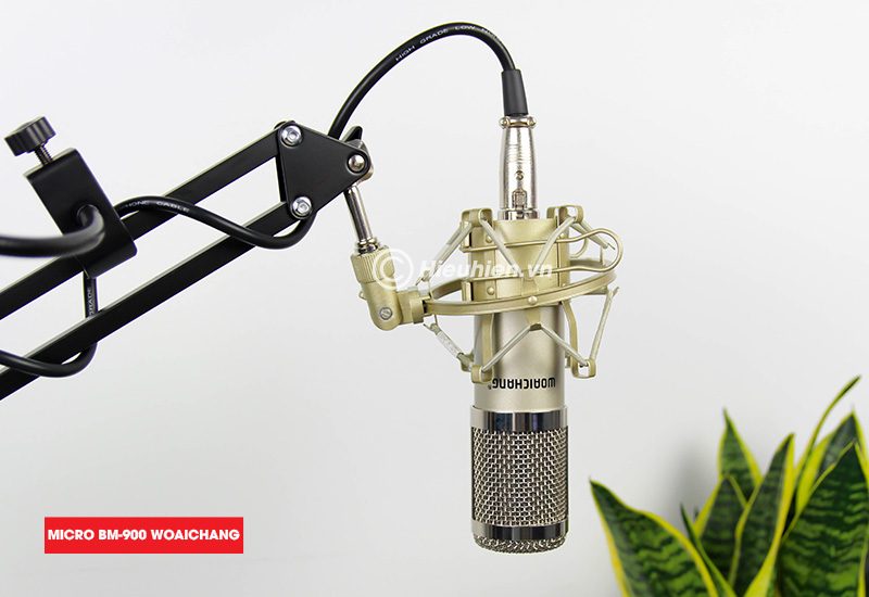 trọn bộ combo micro thu âm bm 900 woaichang + sound card v8 giá rẻ - hình 04