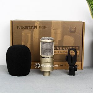 Combo Micro Takstar PC-K200 + Sound Card V8 - Thu âm hát live stream, karaoke giá rẻ 06
