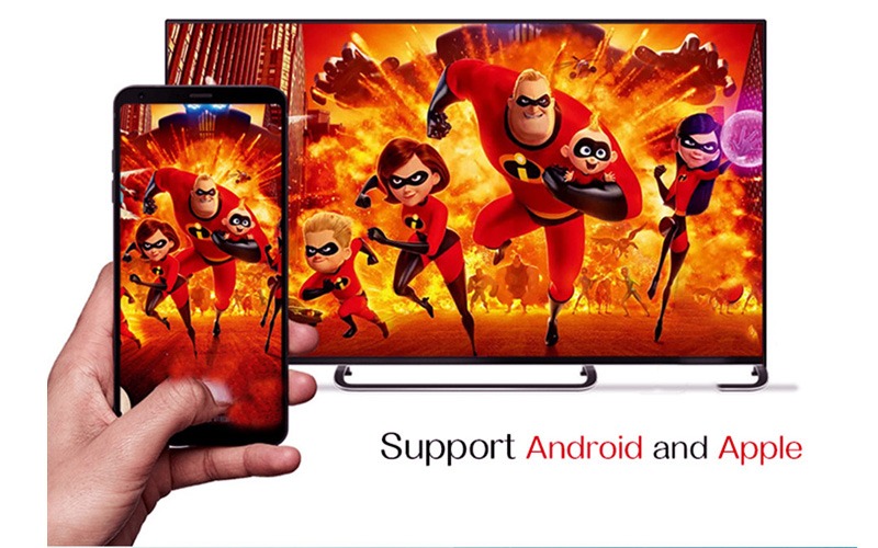 enybox h96 max x2 4gb/32gb android 8.1 tv box amlogic s905x2 chính hãng - chia sẻ màn hình