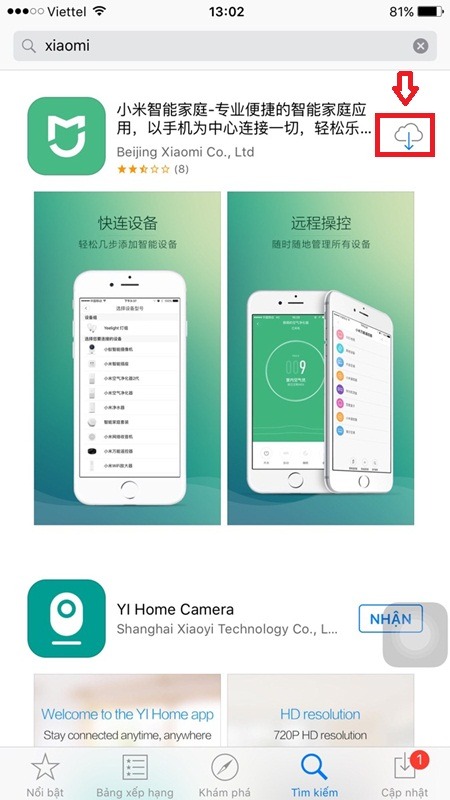 huong dan ket noi bo khuech dai song xiaomi mi tai ung dung tu app store