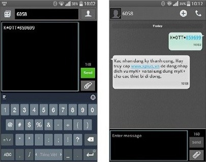 cach dang ky tai khoan myk+ de xem truyen hinh k+ tren android va ios: xac nhan so dien thoai di dong