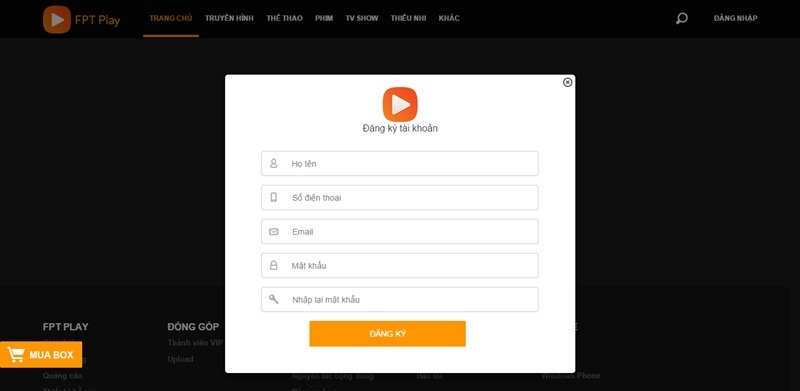 huong dan dang nhap va kich hoat fpt play tren android tv box dang ky