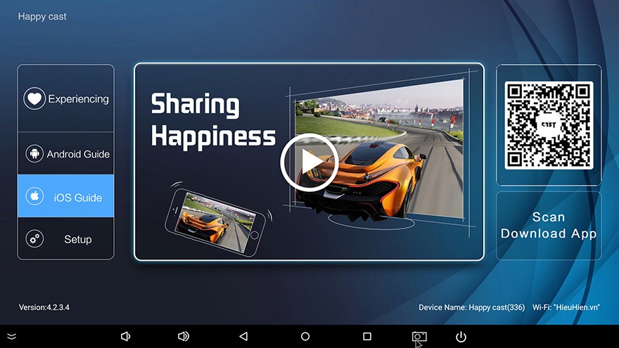 Hướng dẫn sử dụng HappyCast trên Android TV Box