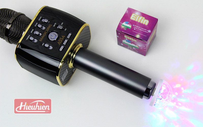 magic sing mp30 - micro karaoke bluetooth cao cấp, hát cực hay - đèn led