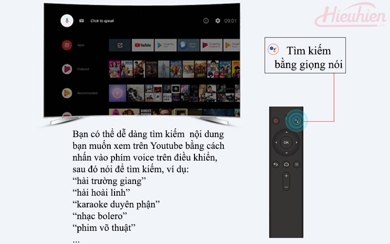 mecool km9 android tv 8.1, chip amlogic s905x2, 4gb/32gb, tìm kiếm bằng giọng nói - voice remote