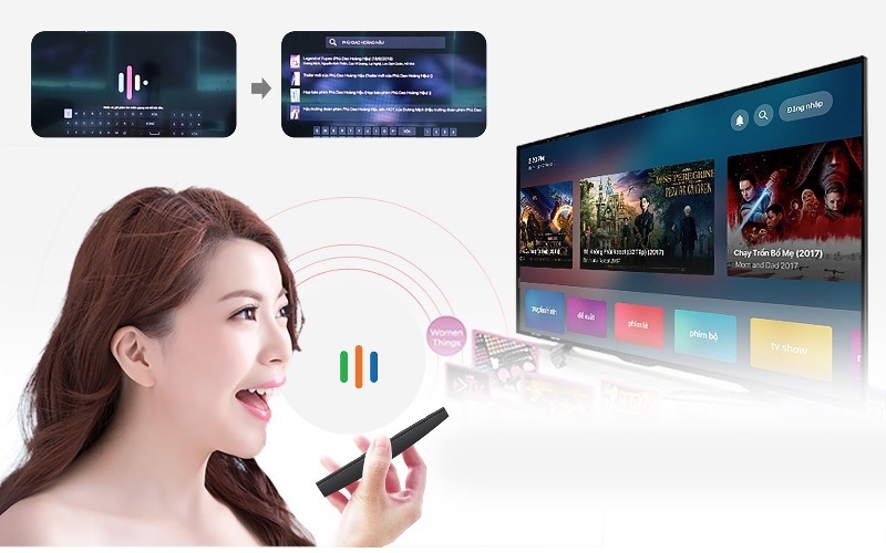 mecool km9 android tv 8.1, chip amlogic s905x2, 4gb/32gb, tìm kiếm bằng giọng nói - remote 1 chạm