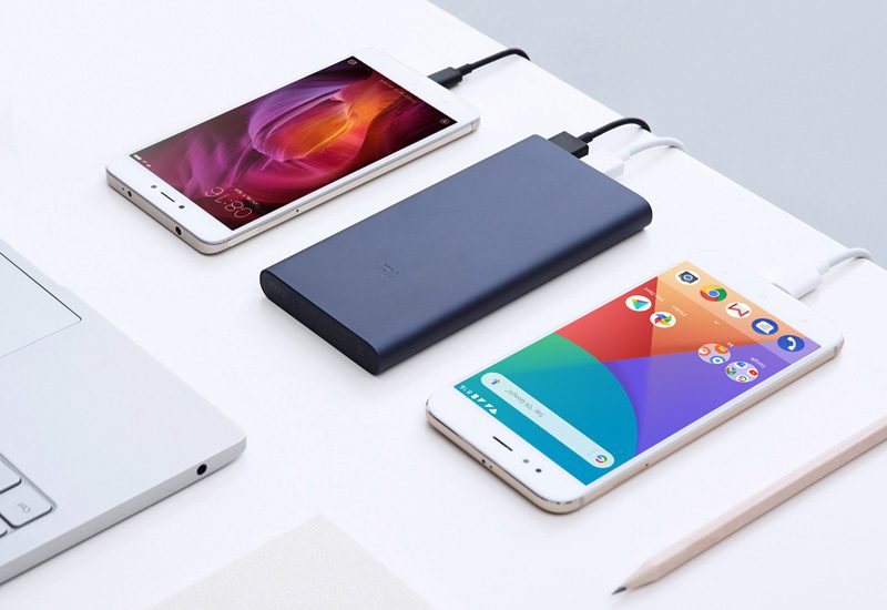 Pin sạc dự phòng Xiaomi 10000mAh Gen 2S 2018 giá rẻ, chính hãng - 2 điện thoại cùng lúc