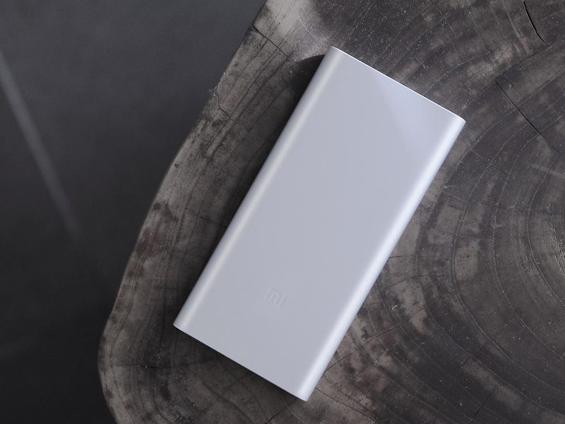 Pin sạc dự phòng Xiaomi 10000mAh Gen 2S 2018 giá rẻ, chính hãng - bạc mặt trước