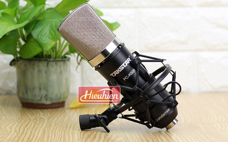 takstar pc k600 (đen) – micro thu âm condenser chuyên nghiệp cao cấp - logo