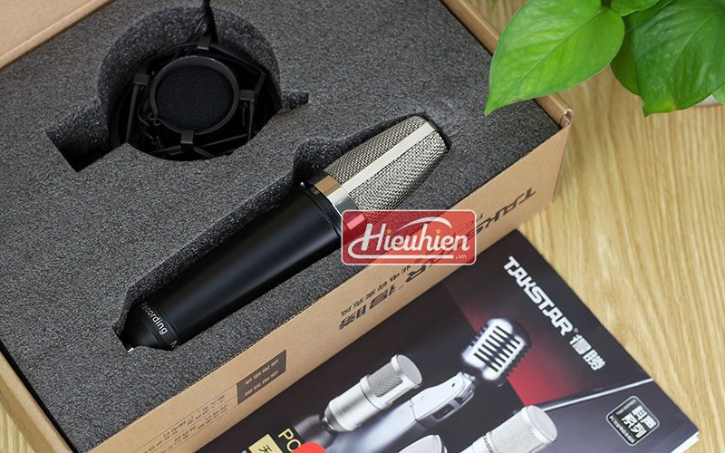 takstar pc k600 (đen) – micro thu âm condenser chuyên nghiệp cao cấp - hộp