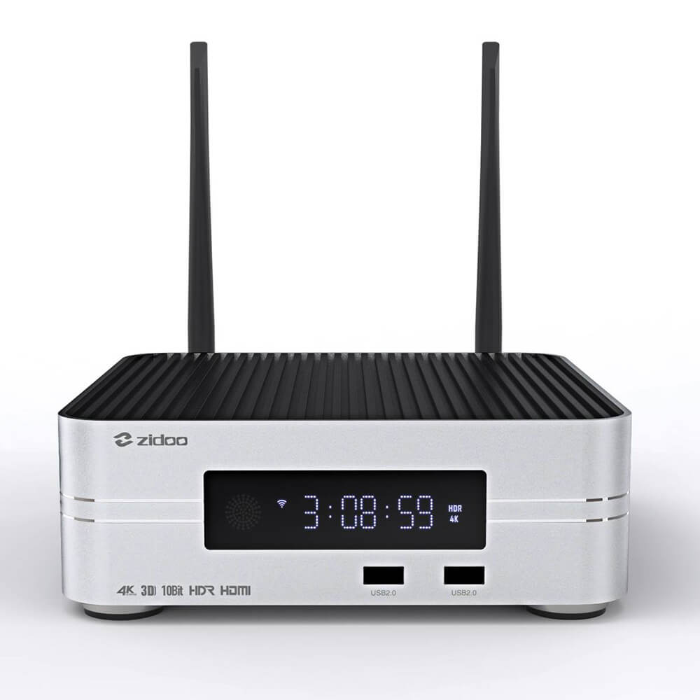 ZIDOO Z10 Media Player 4K Smart TV Box Android 7.1 NAS System 2GB/16GB