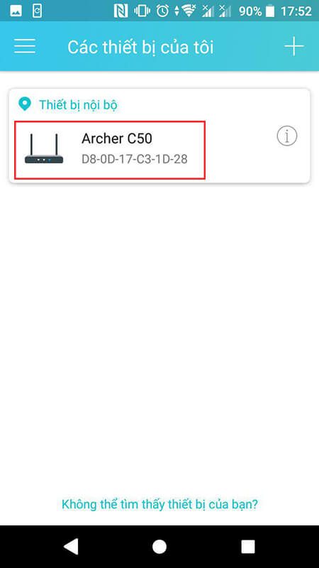 cách cấu hình bộ phát wifi tp-link archer c50 bằng ứng dụng tether - hình 04