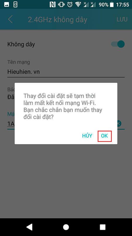 cách cấu hình bộ phát wifi tp-link archer c50 bằng ứng dụng tether - hình 09