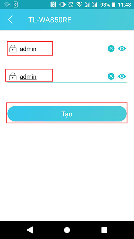 hướng dẫn cách cấu hình tp-link tl-wa850re qua app tether trên điện thoại hình 05