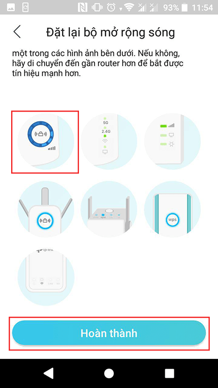 hướng dẫn cách cấu hình tp-link tl-wa850re qua app tether trên điện thoại hình 11
