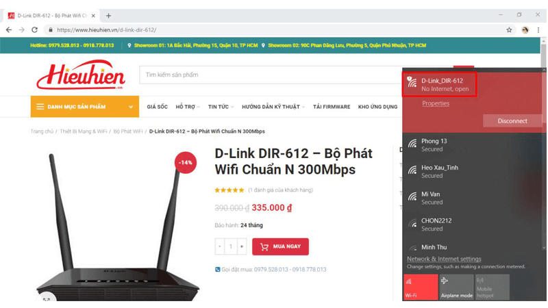 hướng dẫn cấu hình d-link dir-612 qua giao diện trình duyệt web máy tính - hình 02