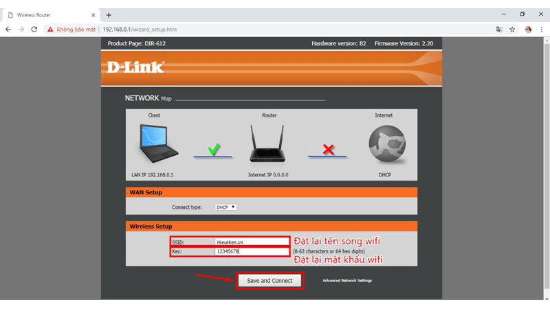 hướng dẫn cấu hình d-link dir-612 qua giao diện trình duyệt web máy tính - hình 06