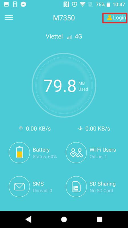 cách cấu hình bộ phát wifi 4g tp-link m7350 bằng ứng dụng tpmifi hình 06