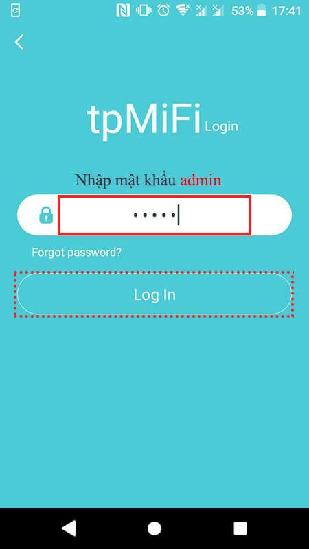cách cấu hình bộ phát wifi 4g tp-link m7350 bằng ứng dụng tpmifi hình 07