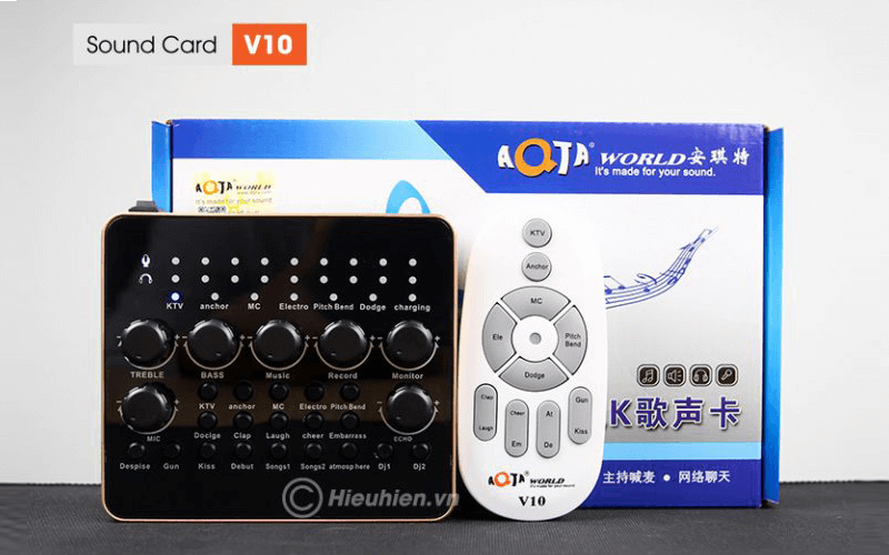 hướng dẫn chi tiết cách lắp đặt và chỉnh âm thanh trên sound card v10 - hình 01