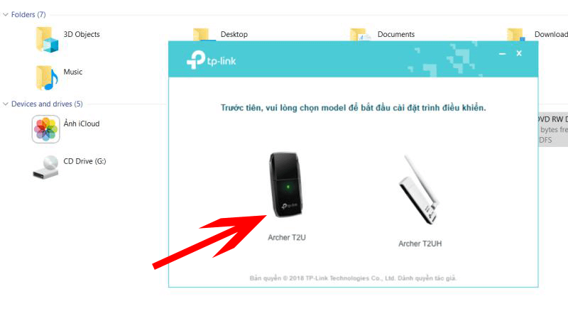 hướng dẫn cài đặt tp-link archer t2u - usb thu sóng wifi 2 băng tần - hình 06
