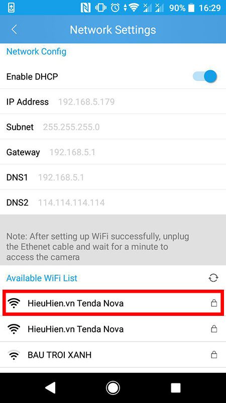 hướng dẫn cài đặt và sử dụng camera ip wifi srihome trên điện thoại - hình 21