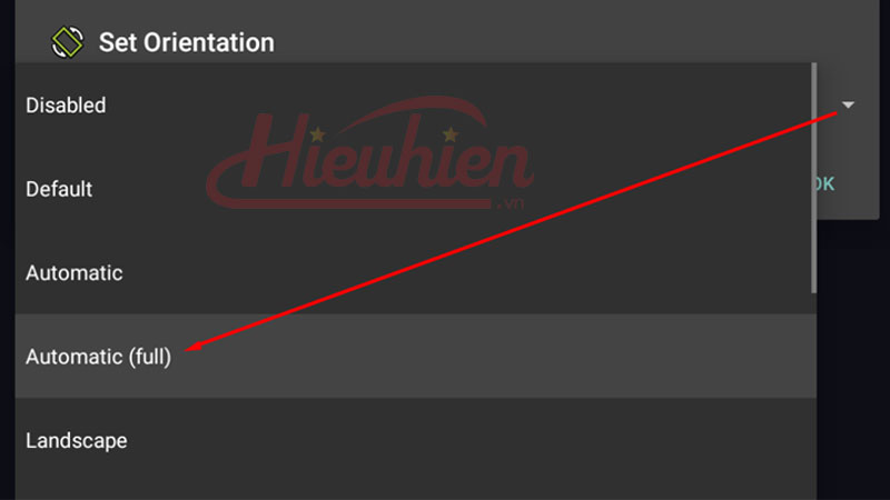 set orientation xoay man hinh android tv box 02