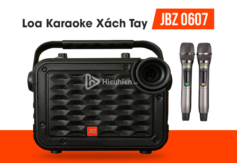 loa karaoke xách tay, loa kéo di động JBZ 0607