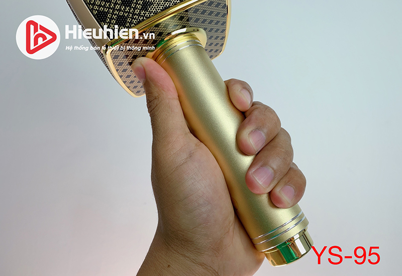 Micro YS95 Mic Karaoke Bluetooth Tích Hợp Live Stream, Giả Giọng