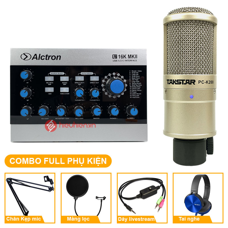 Alctron U16K MK3 オーディオ レコーダー インターフェイス Alctron U16K MK3 Pro Microphone External Sound Card USB