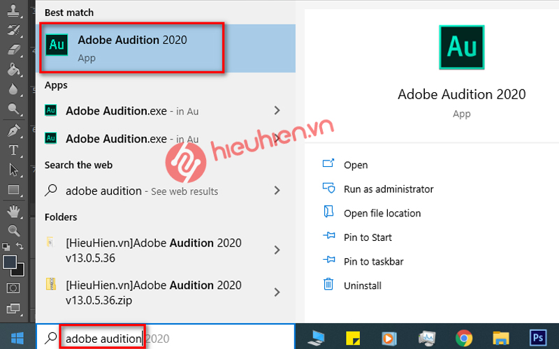 huong dan cai dat adobe audition tren may tinh windows 10