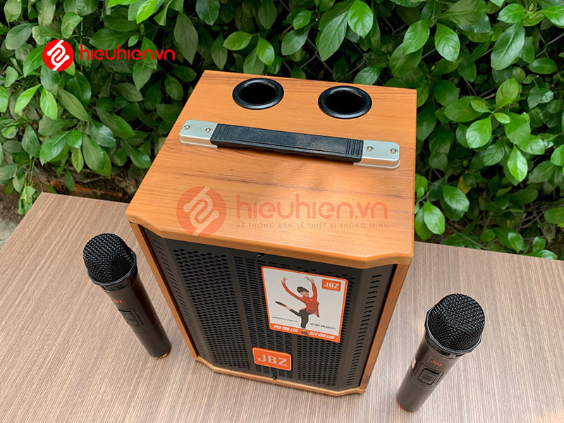 loa kéo jbz j6 - loa karaoke di động kèm 2 micro không dây - hình 19
