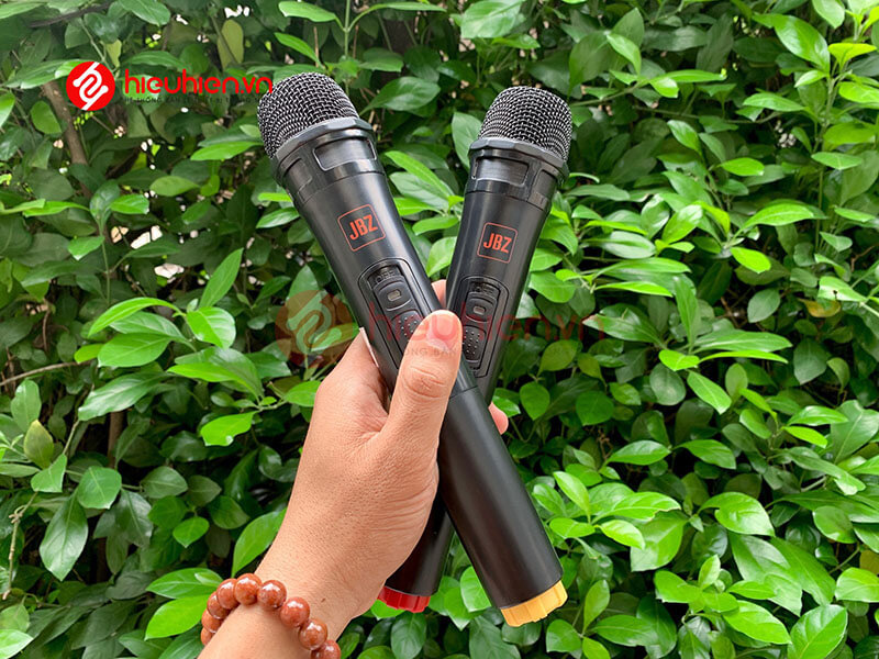 loa kéo jbz j6 - loa karaoke di động kèm 2 micro không dây - hình 21