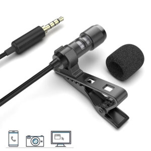 fifine c1 - micro cài áo + mic cài đầu thu âm cho điện thoại và máy ảnh dslr, máy tính laptop