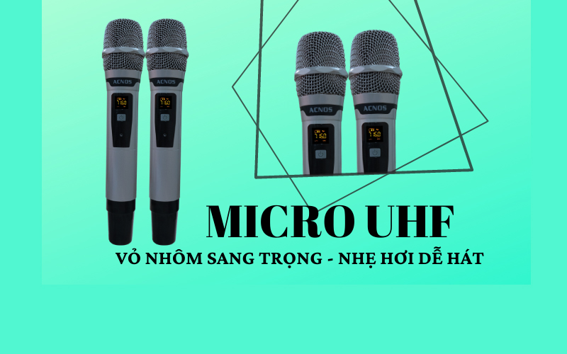 loa karaoke di đông acnos cs550 2 micro không dây