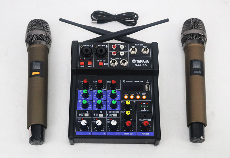 mixer g4 chỉnh âm thanh kết nối ra loa hình 13