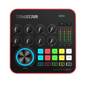 Soundcard Takstar MX1 Pro - Thu Âm, Livestream Chuyên Nghiệp