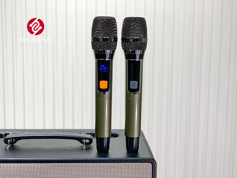 cặp micro không dây uhf của nanomax k777