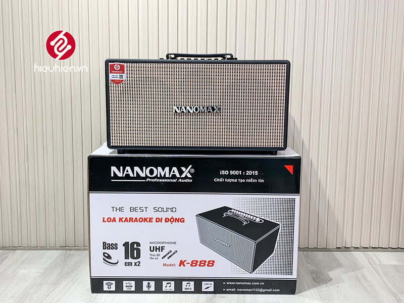 loa karaoke di động nanomax k-888