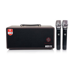 ACNOS KS362D – Loa Karaoke Xách Tay Bass 14cm X 2, 100W, Pin 3-4h