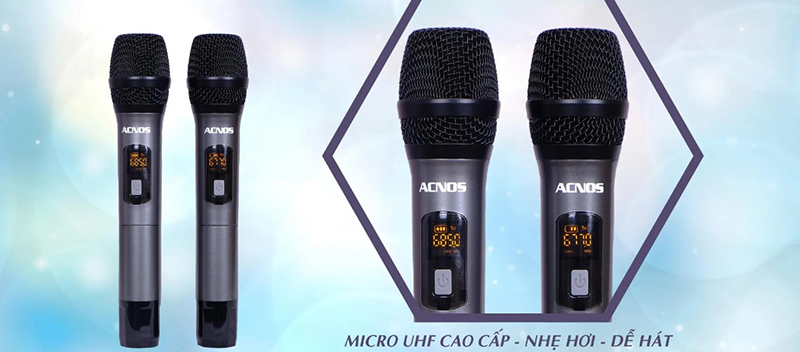 ACNOS CS160 kèm 1 micro UHF cao cấp