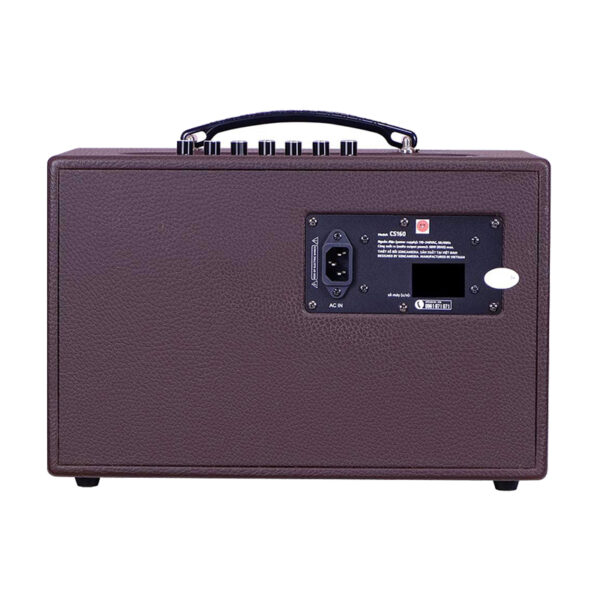 Mặt sau loa karaoke xách tay acnos cs160