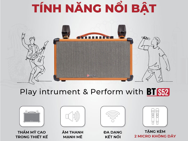 tính năng nổi bật của sumico bt-s52