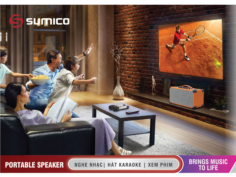 loa sumico bt-s52 có thiết kế năng động