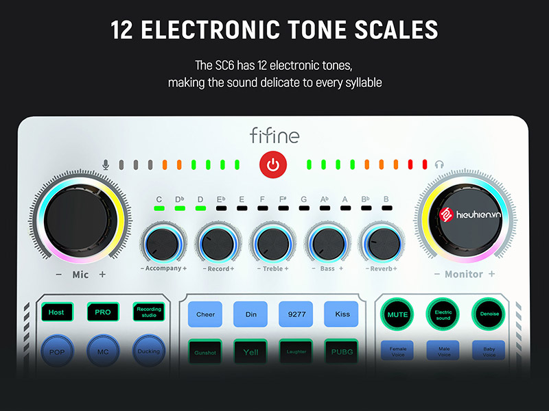 soundcard thu âm fifine sc6
