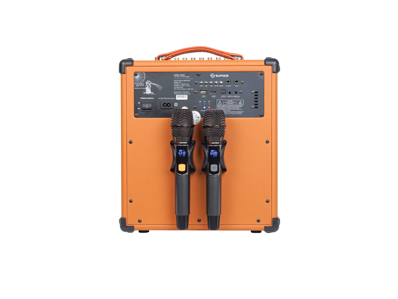 mặt sau loa sumico msp10