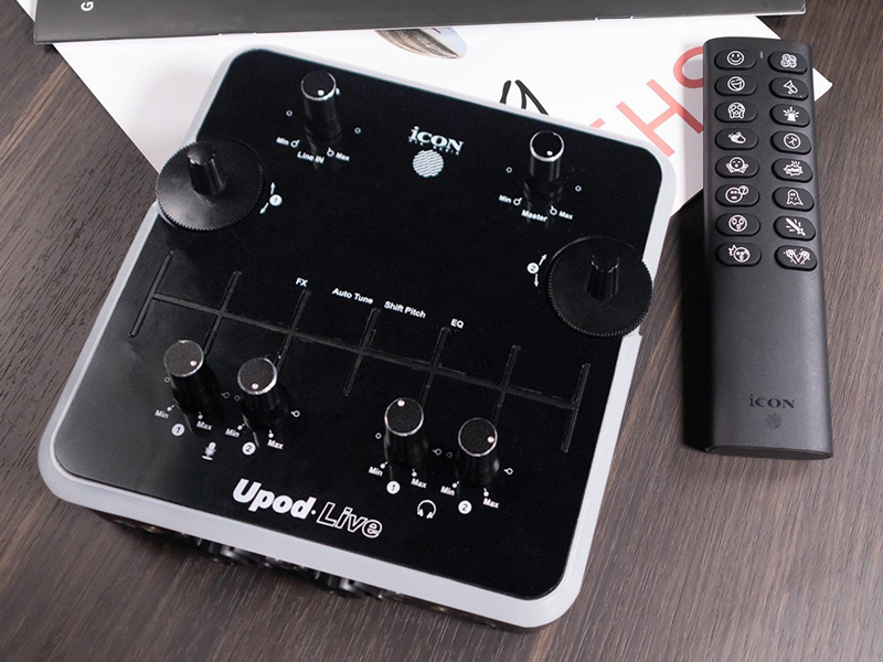 sound card livestream icon upod live