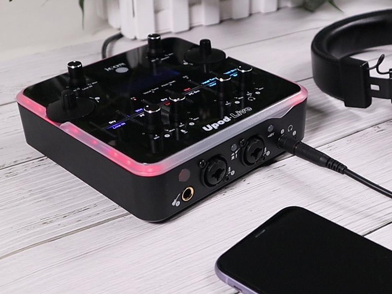 sound card livestream icon upod live